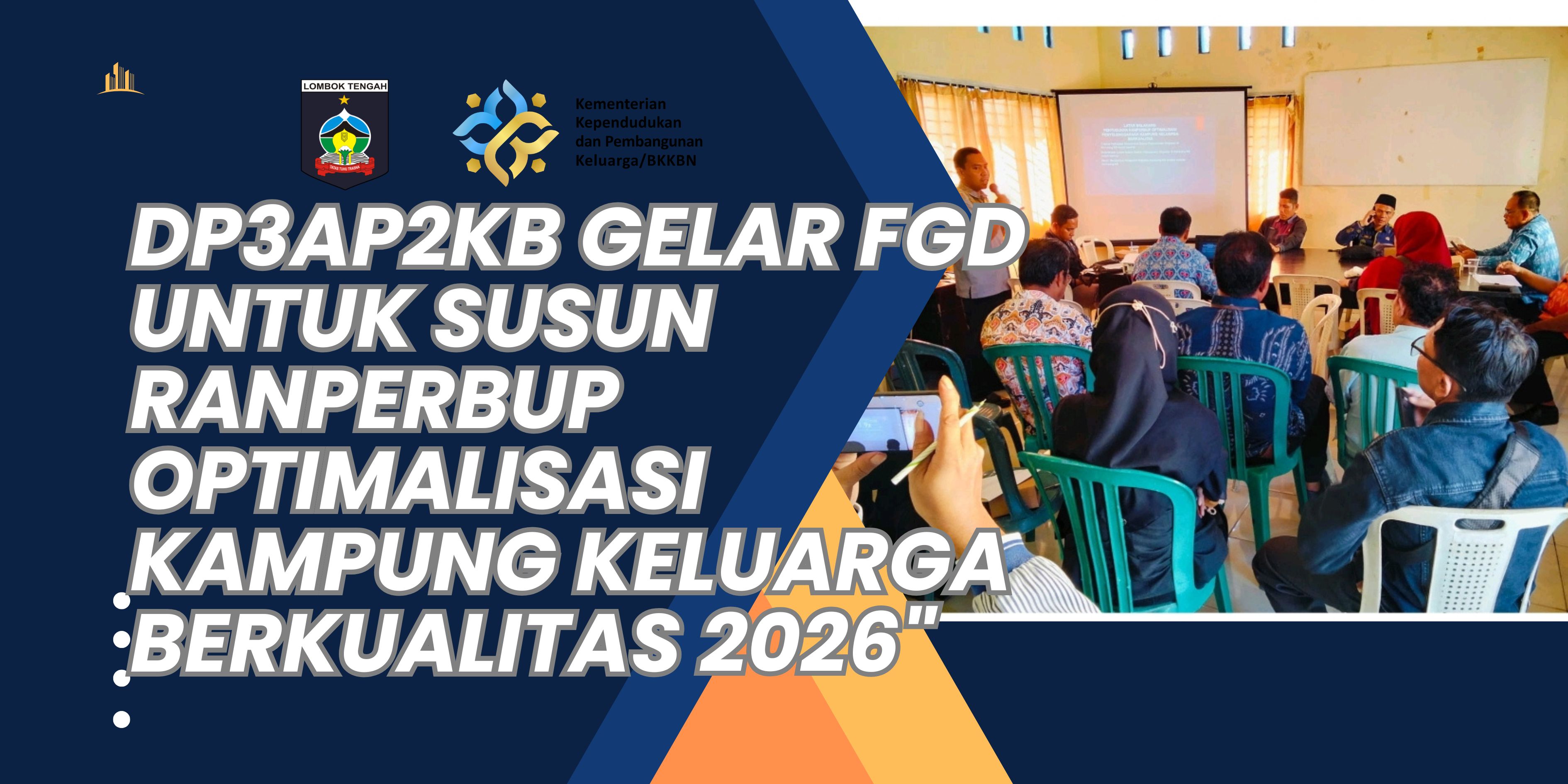 DP3AP2KB Loteng Gelar FGD untuk Susun Ranperbup Optimalisasi Kampung Keluarga Berkualitas 2026